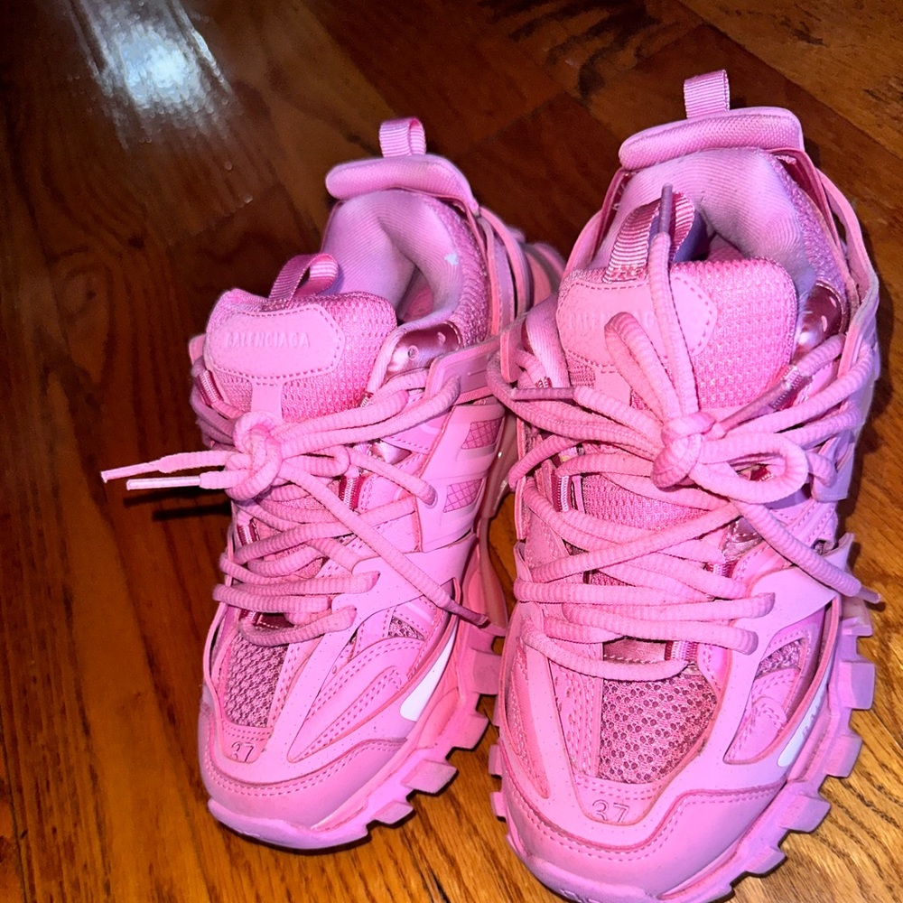 Pink Balenciaga sneakers